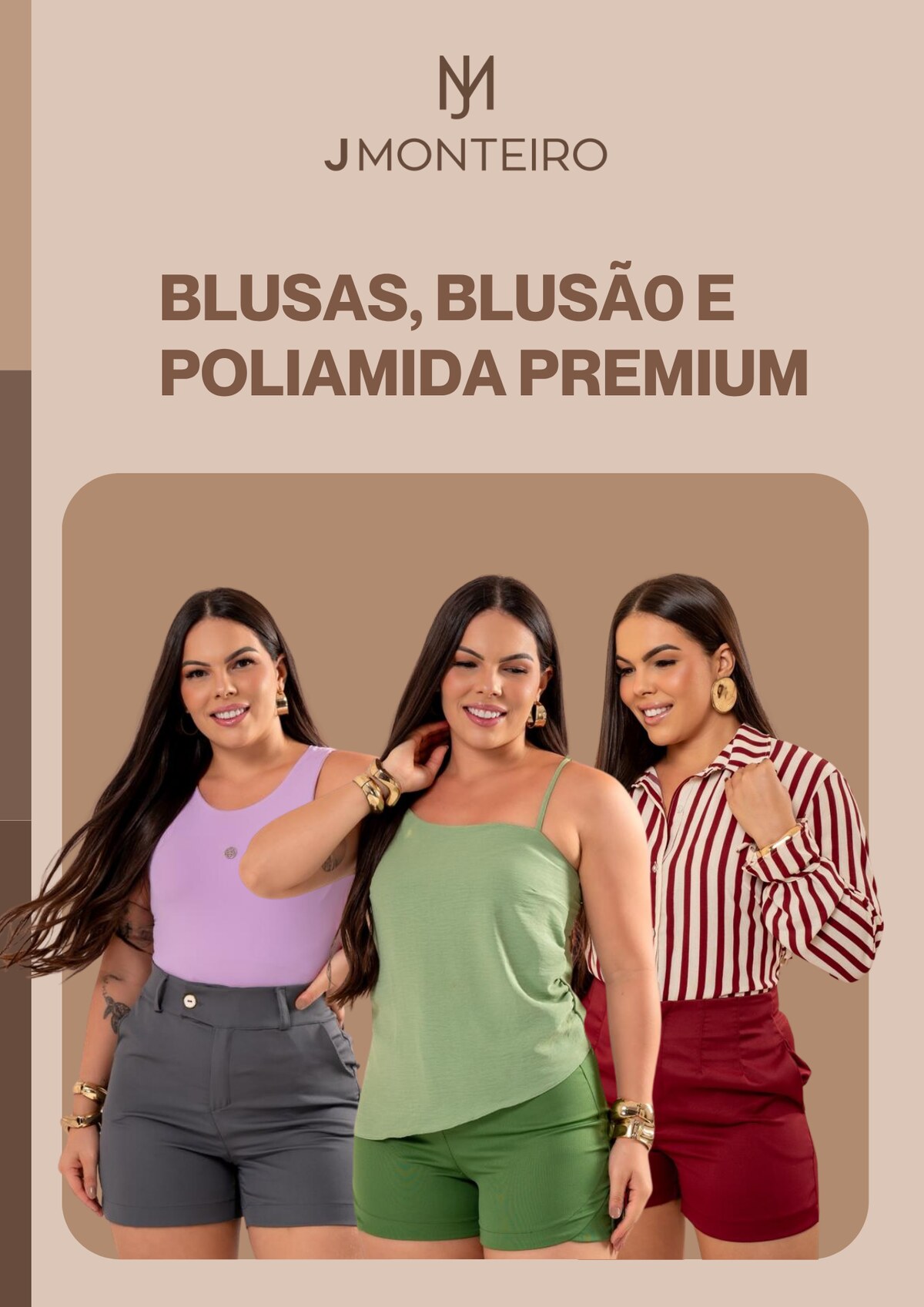 Coleção Blusas, Blusão e Poliamida Premium