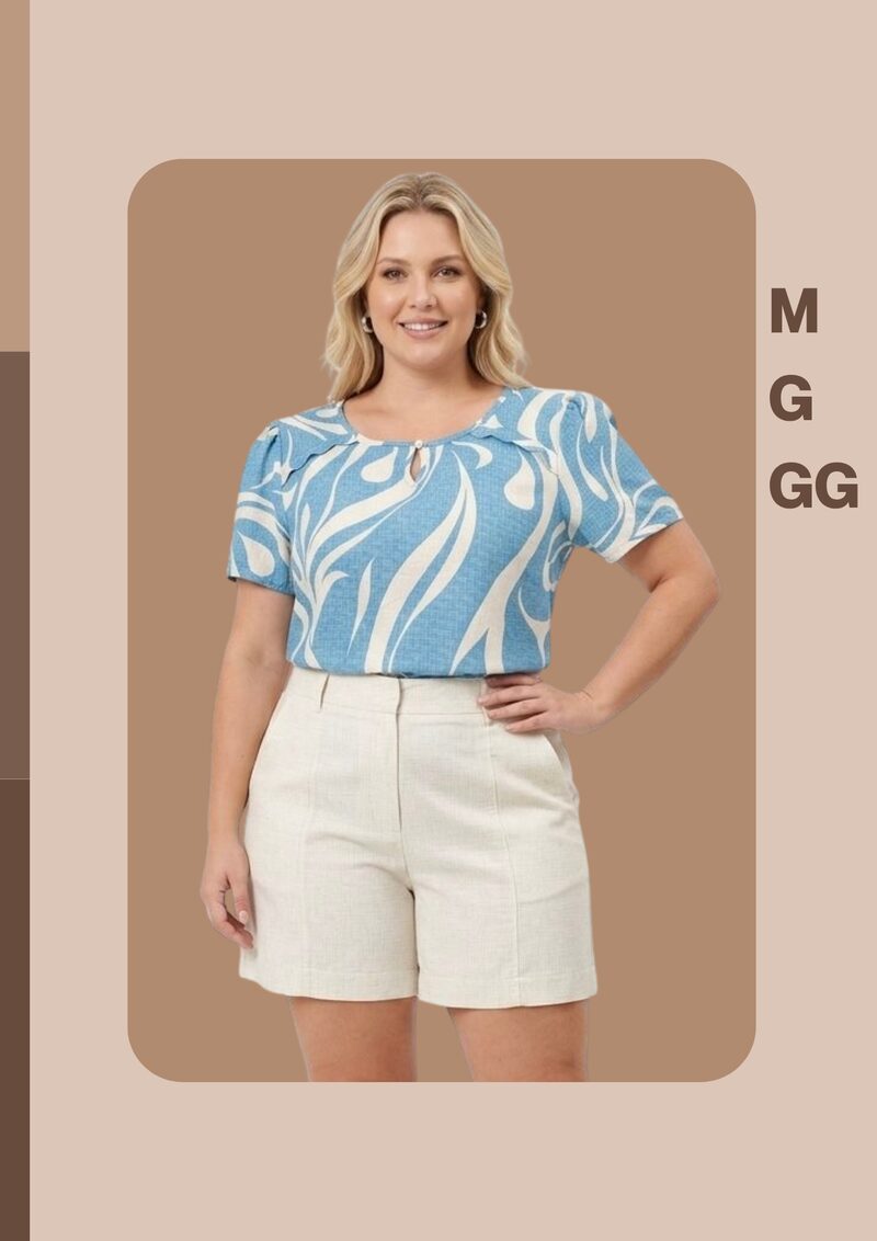 Blusas J Monteiro plus size atacado
