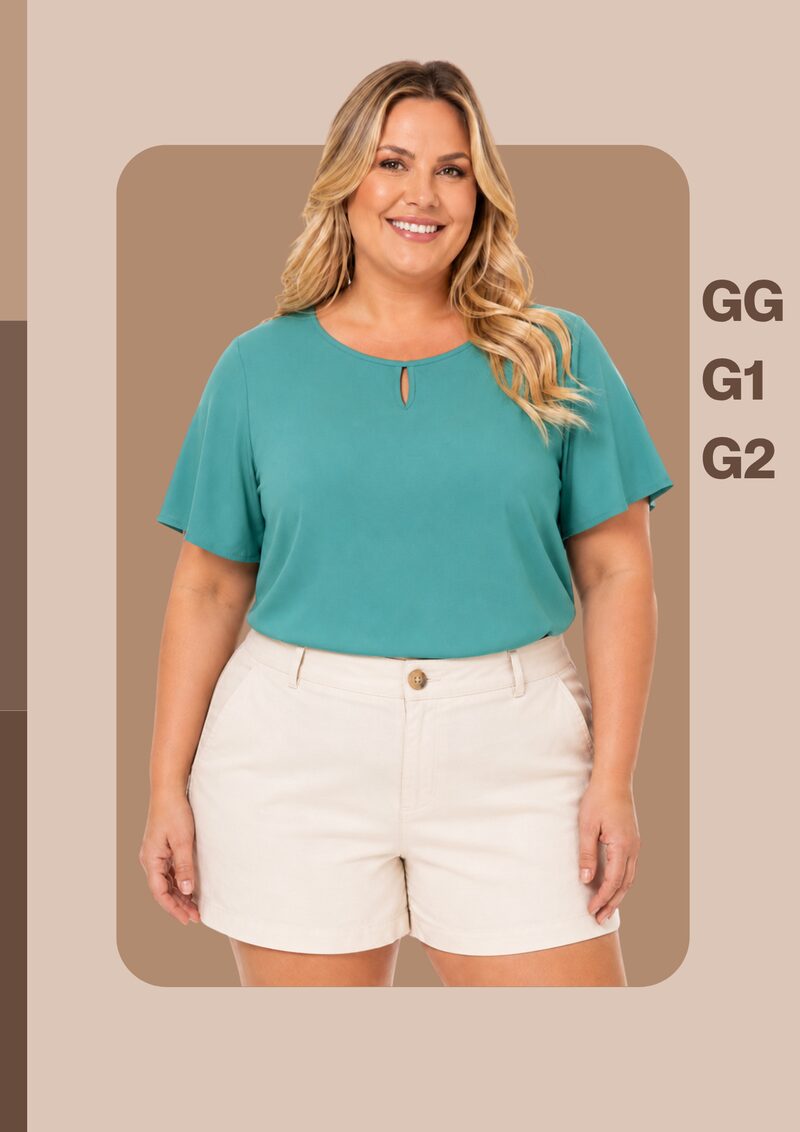 Blusas J Monteiro plus size atacado