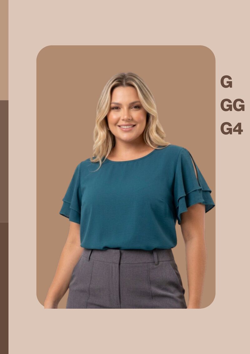 Blusão J Monteiro plus size atacado