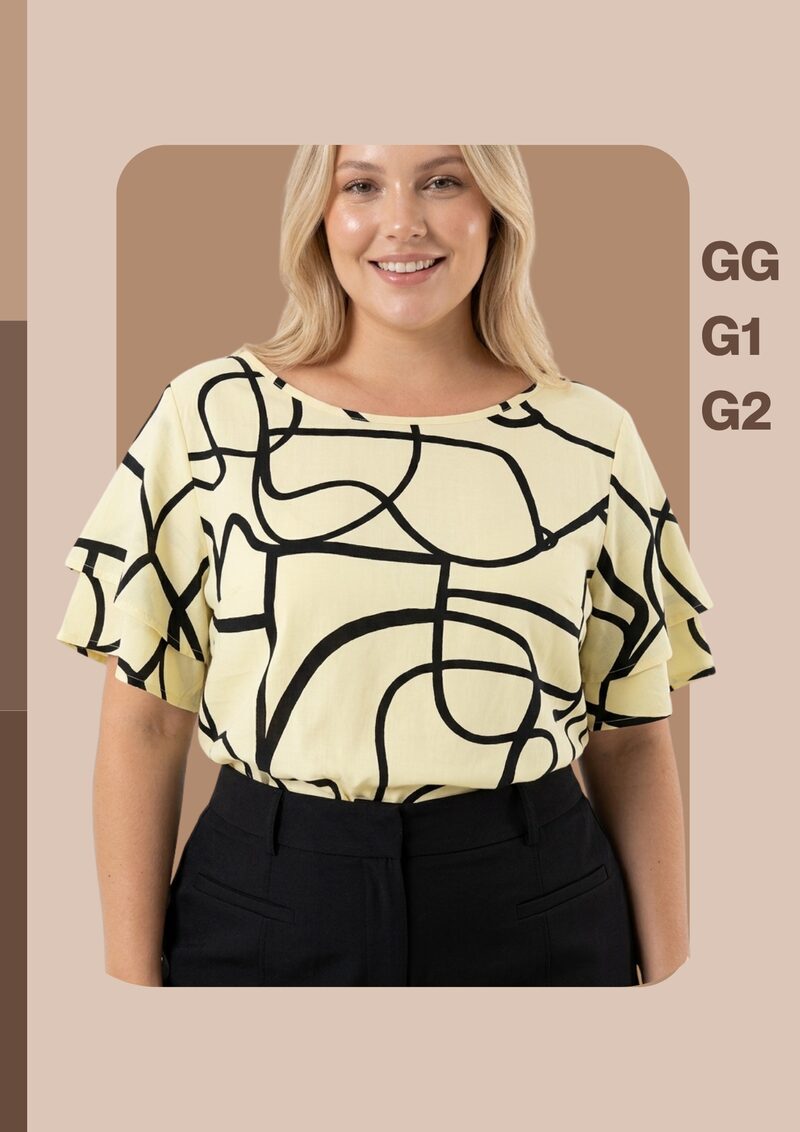 Blusão J Monteiro plus size atacado