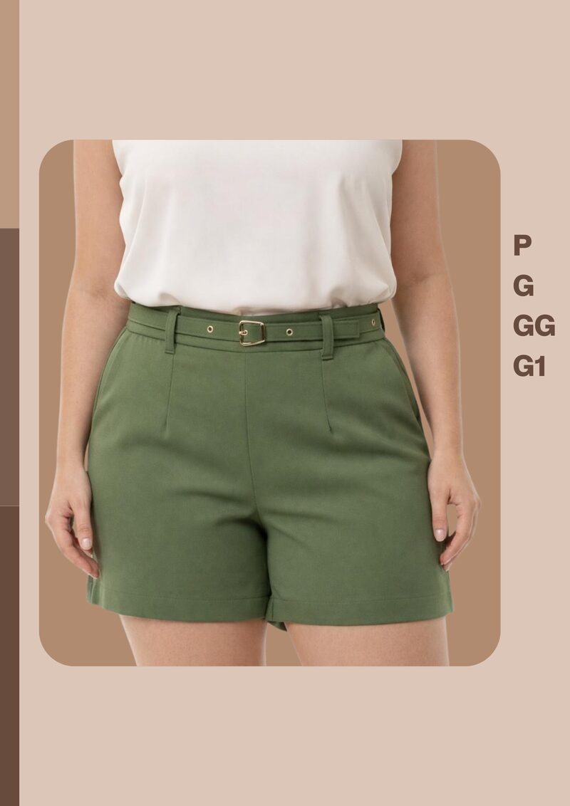 Shorts J Monteiro plus size atacado