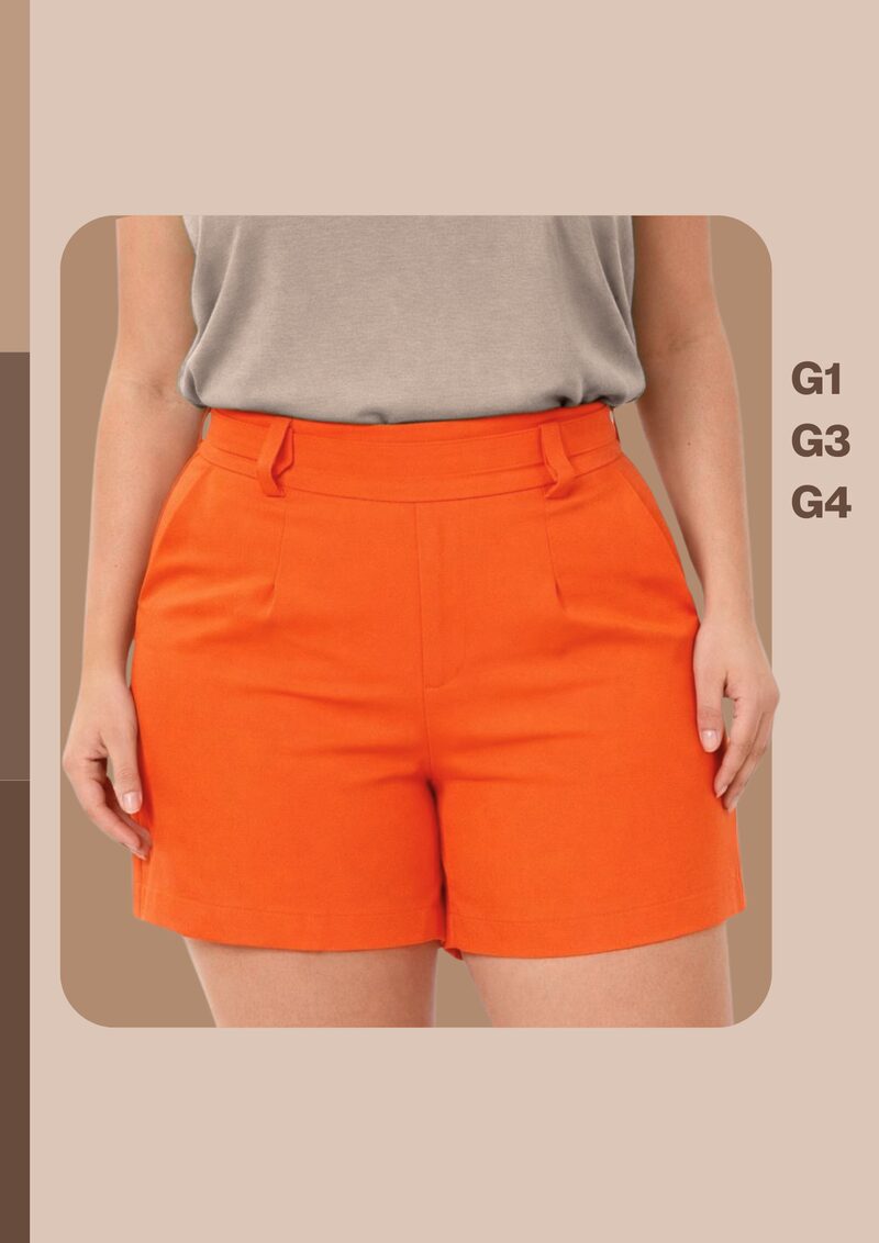 Shorts J Monteiro plus size atacado
