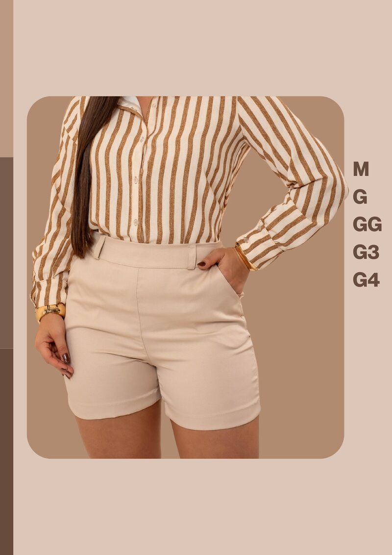 Shorts J Monteiro plus size atacado