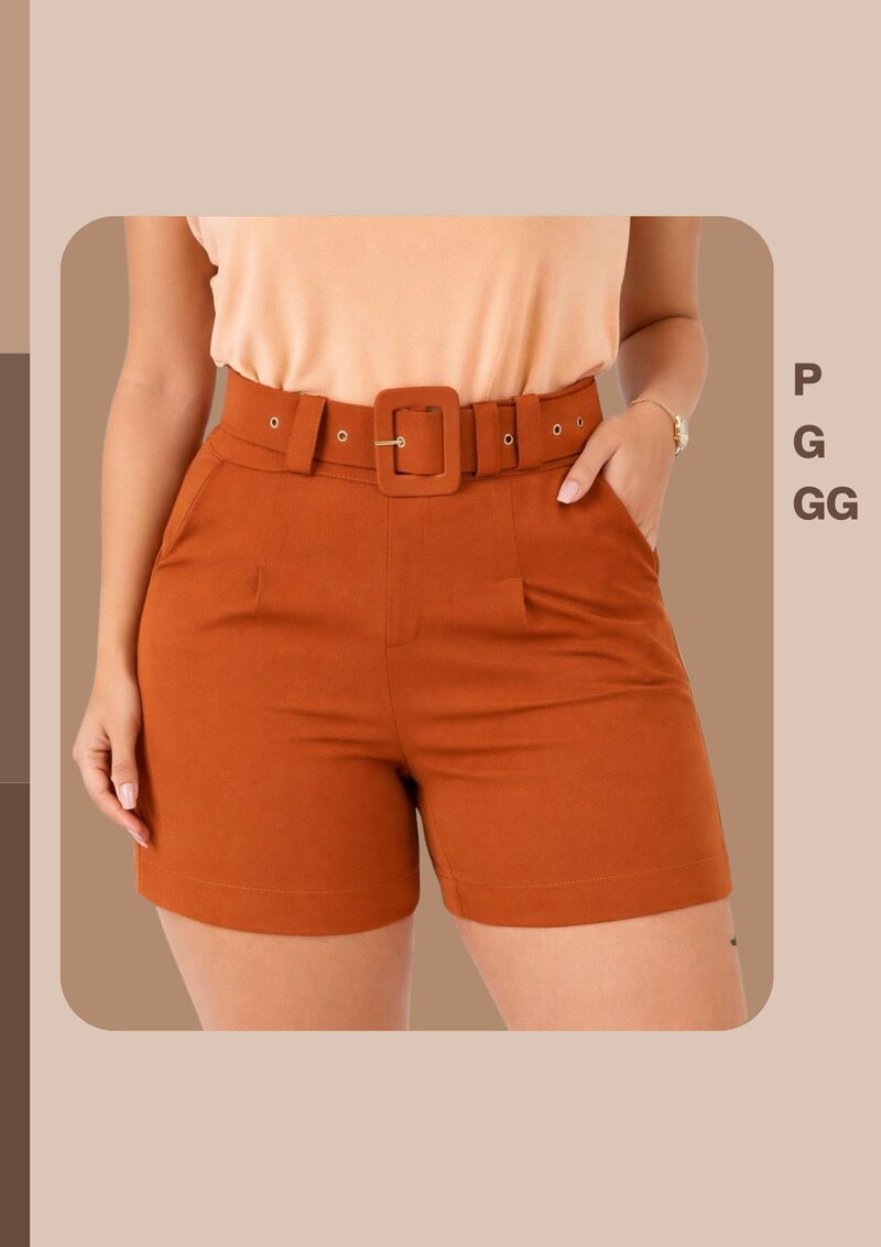 Shorts J Monteiro plus size atacado