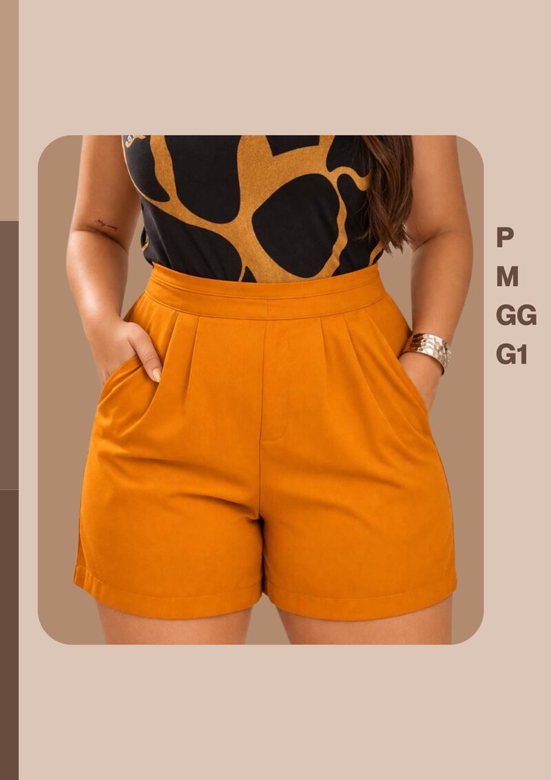 Shorts J Monteiro plus size atacado