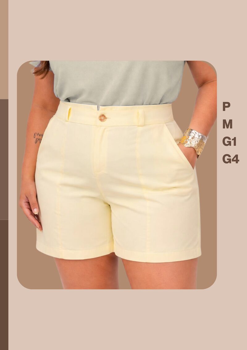 Shorts J Monteiro plus size atacado