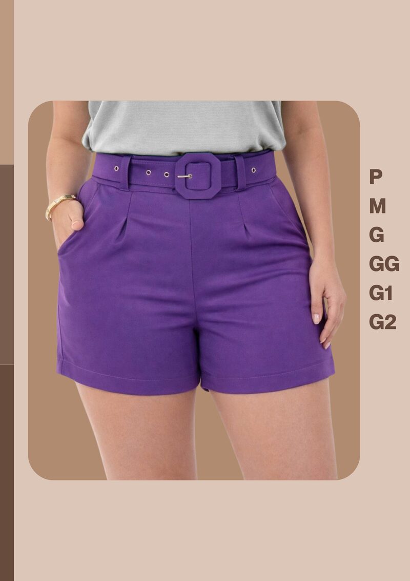 Shorts J Monteiro plus size atacado