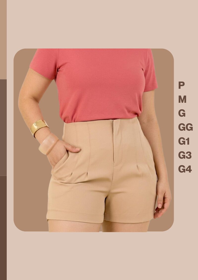 Shorts J Monteiro plus size atacado